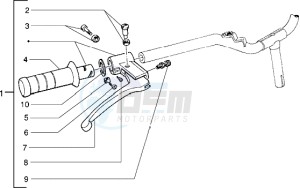 FREE FL 50 drawing Handlebars component parts