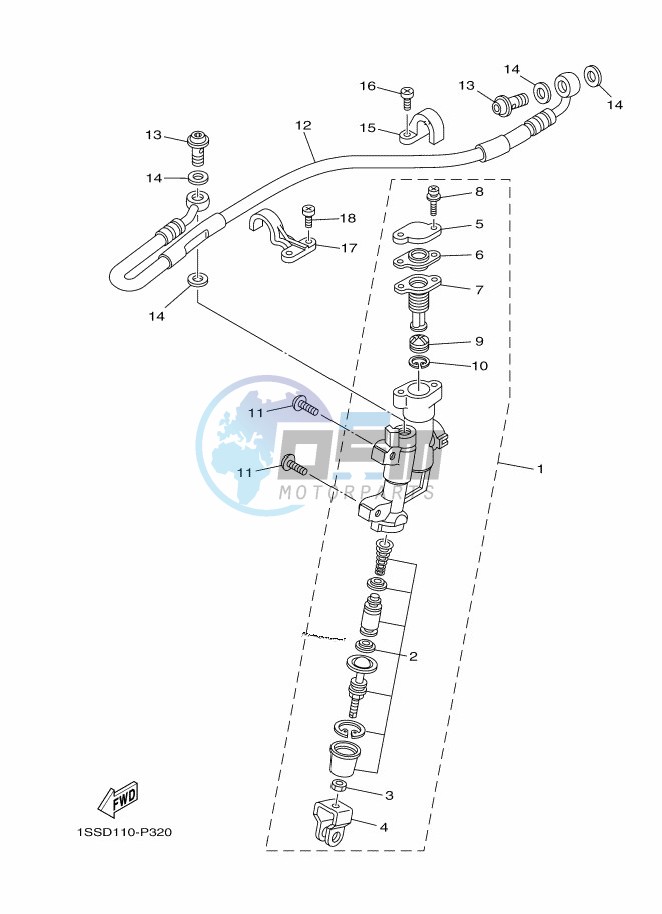 REAR MASTER CYLINDER