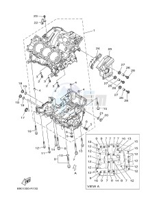 MTM850 MTM-850 XSR900 (B906) drawing CRANKCASE