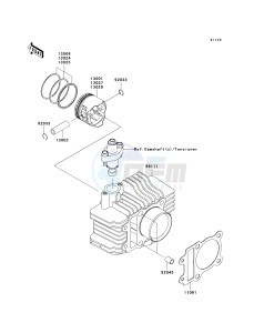 KLX 110 A (KLX110 MONSTER ENERGY) (A6F-A9FA) A7F drawing CYLINDER_PISTON-- S- -