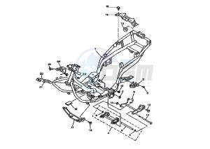 YP E MAJESTY 125 drawing FRAME