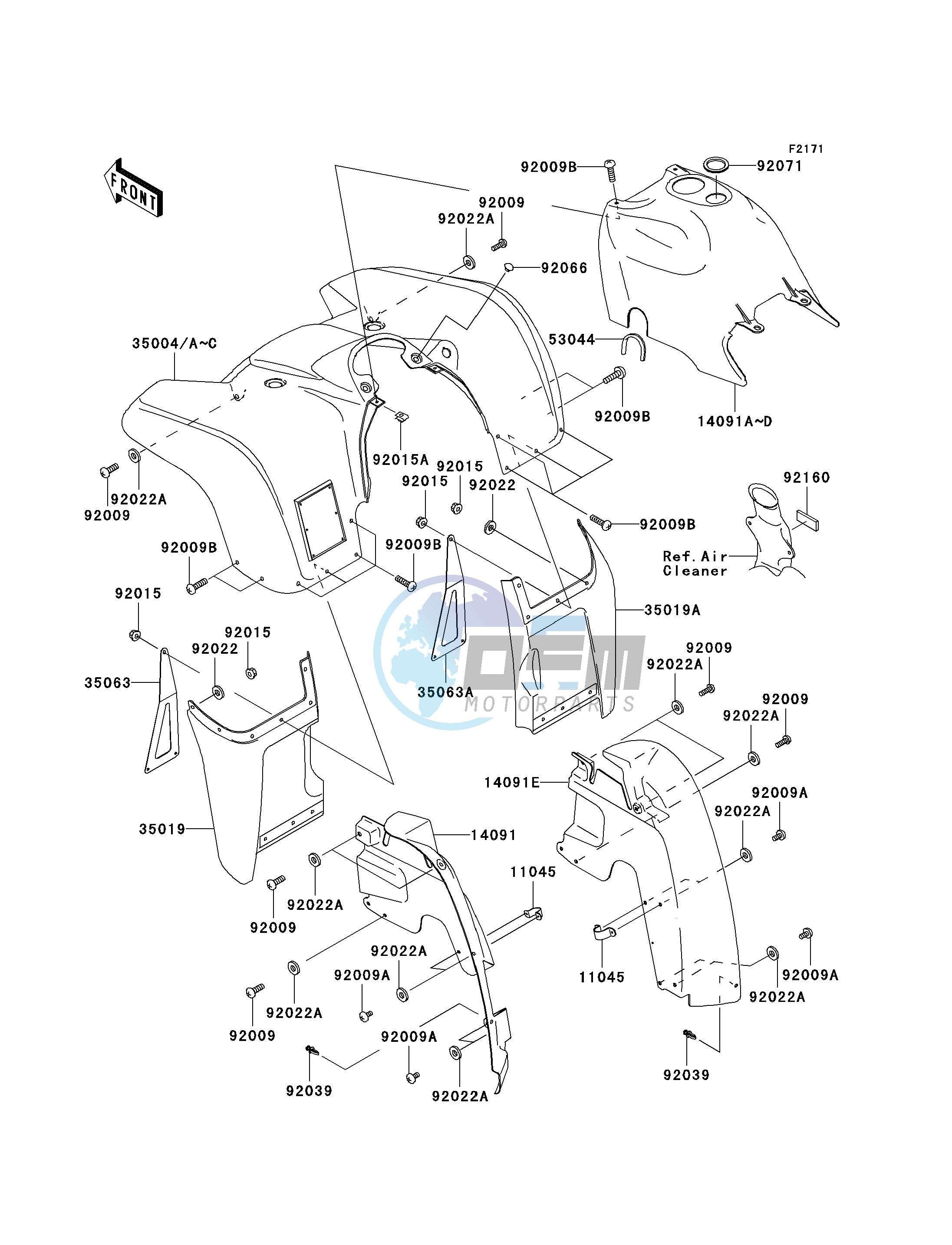 FRONT FENDER-- S- -