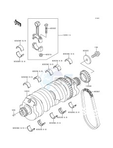 ZG 1000 A [CONCOURS] (A10-A14 A11 Can only) [CONCOURS] drawing CRANKSHAFT