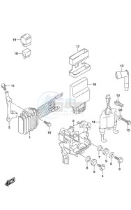 DF 9.9B drawing Rectifier/Ignition Coil Non-Remote Control