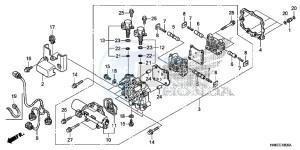 TRX680FAH Europe Direct - (ED) drawing MAIN VALVE BODY