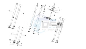 SENDA DRD MOTARD - 125 CC drawing FRONT FORK