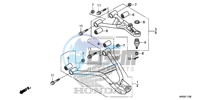 FRONT ARM (2WD)