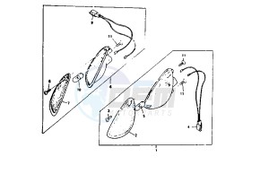 YM BREEZE 50 drawing FLASHER LIGHT