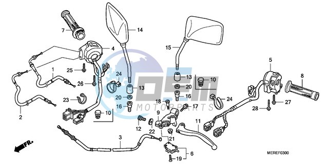 HANDLE LEVER/SWITCH/CABLE