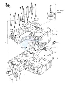 KZ 650 E [LTD] (E1) [LTD] drawing CRANKCASE