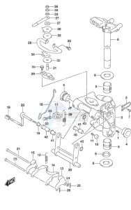 DF 25A drawing Swivel Bracket Non-Remote Control