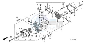 TRX420FPAA Australia - (U / PS) drawing MAIN VALVE BODY