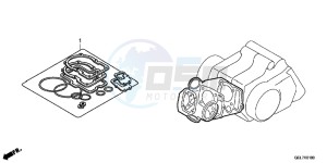 CRF50FC drawing GASKET KIT A