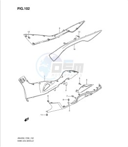 AN400Z drawing SIDE LEG SHIELD (AN400AL1 E19)