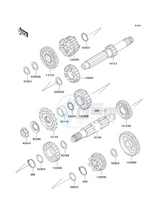 VN 800 A [VULCAN 800] (A6-A9) [VULCAN 800] drawing TRANSMISSION