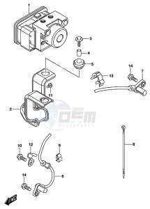 GSX-S750A drawing HYDRAULIC UNIT