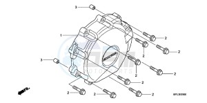 CBR1000RRB drawing A.C. GENERATOR COVER (CBR1000RR)