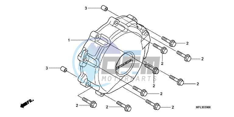 A.C. GENERATOR COVER (CBR1000RR)