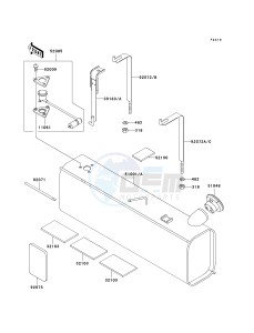 KAF 620 H [MULE 3010 4X4 HARDWOODS GREEN HD] (H6F-H8F) H7F drawing FUEL TANK