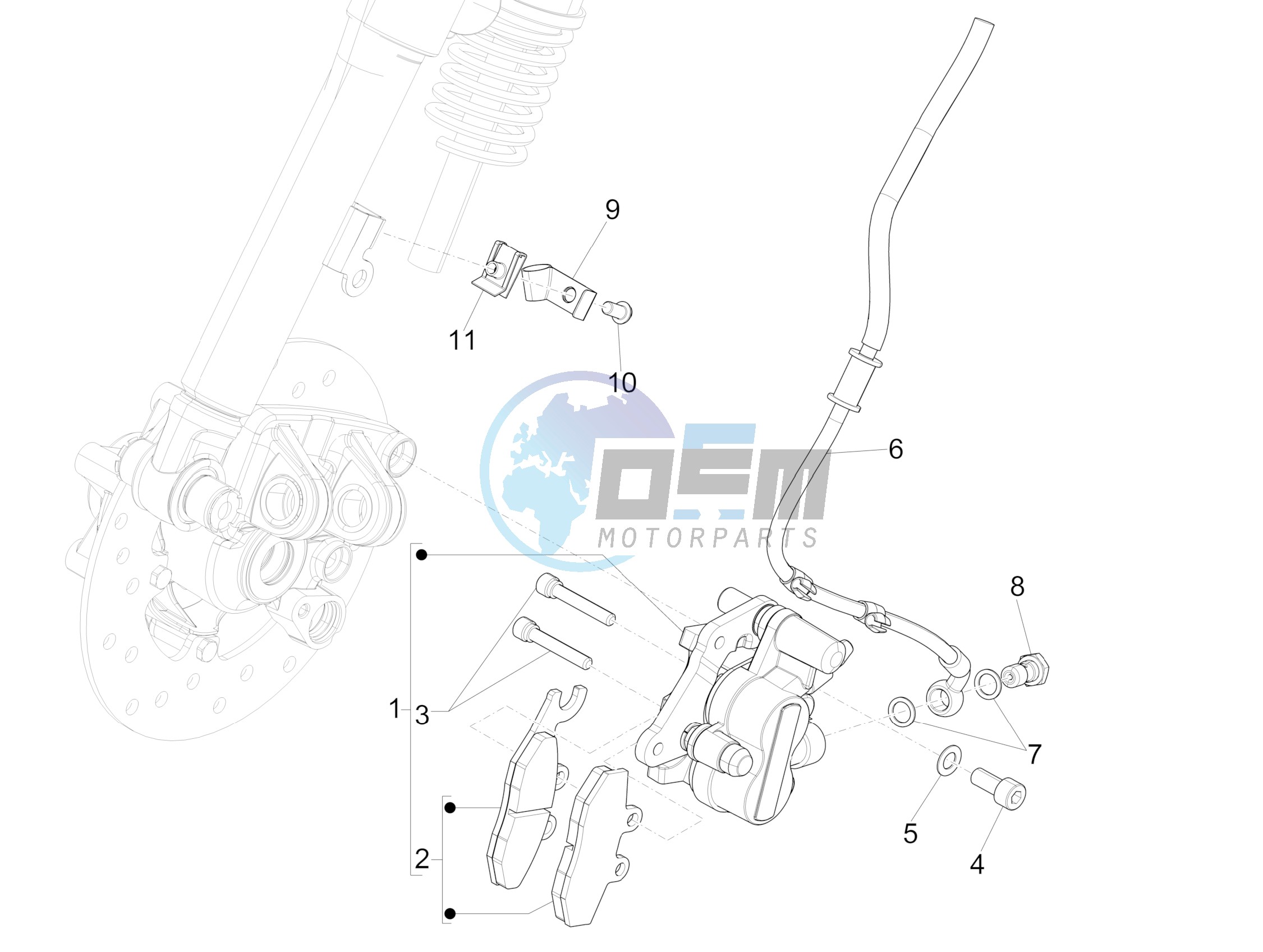 Brakes pipes - Calipers