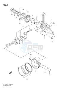 DL1000 (E24) V-Strom drawing CRANKSHAFT