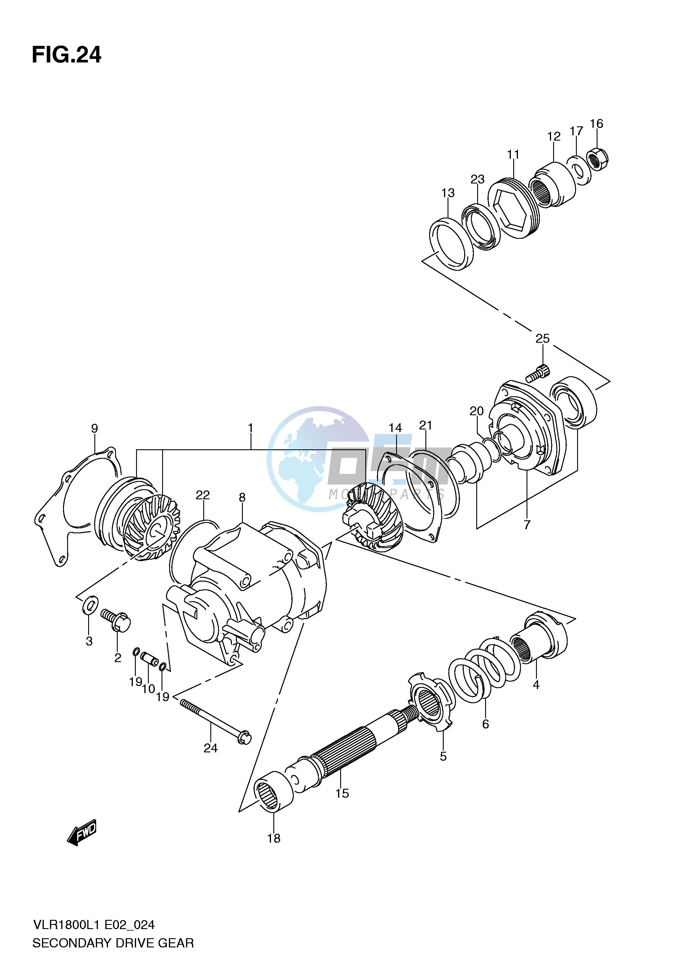 SECONDARY DRIVE GEAR