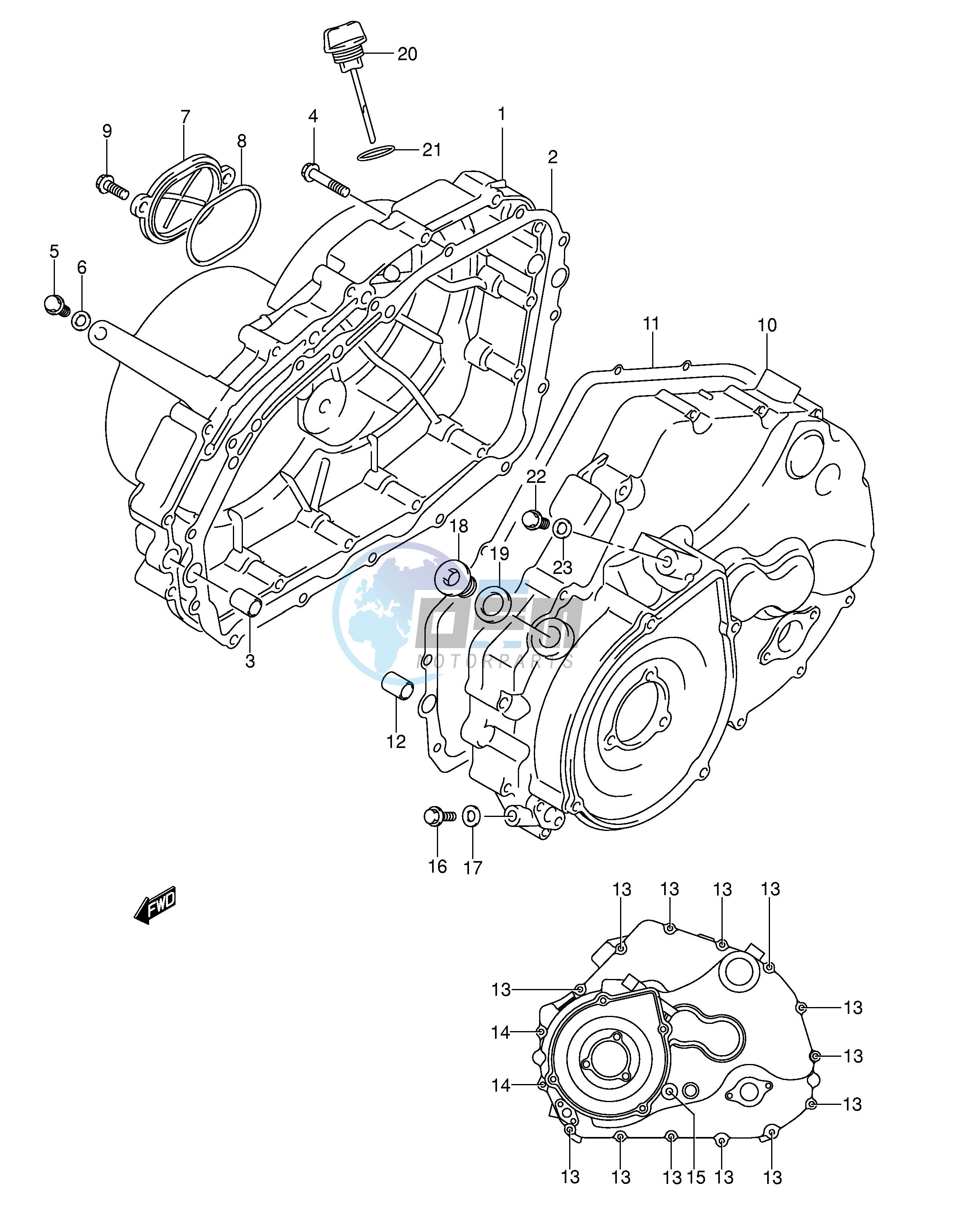 CRANKCASE COVER