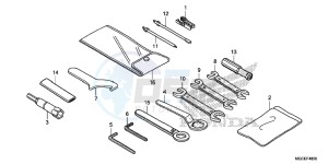 CB1100SAE CB1100 UK - (E) drawing TOOL