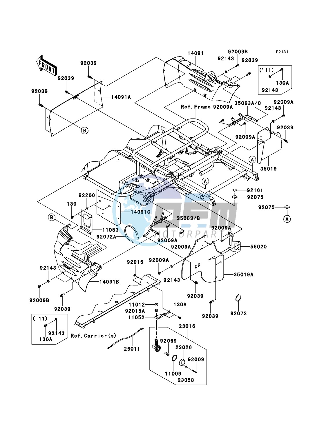 Frame Fittings(Rear)