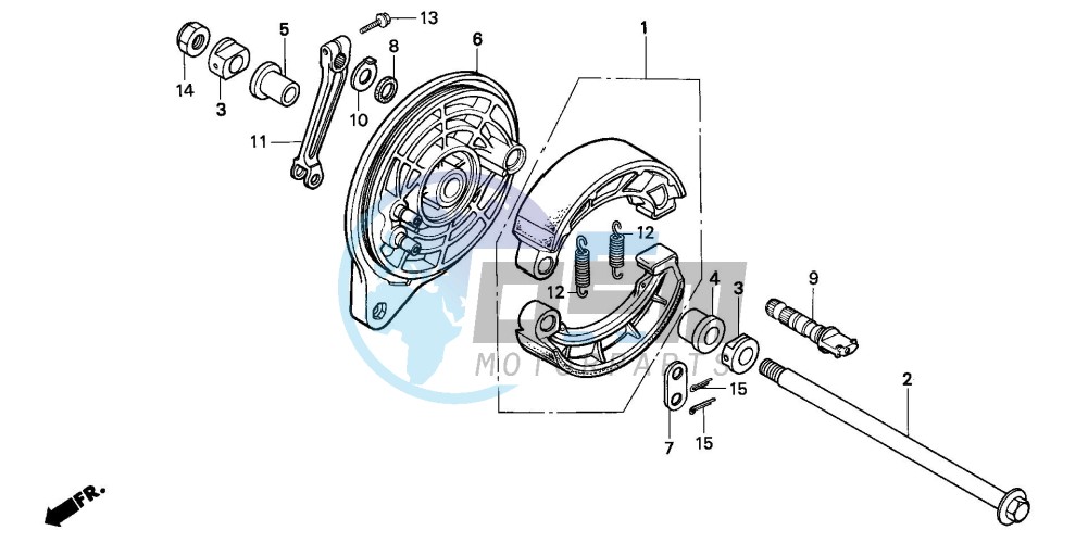 REAR BRAKE PANEL