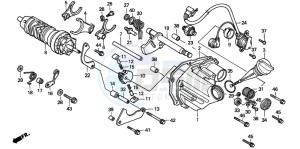 CBX750P2 drawing GEARSHIFT DRUM