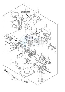 DF 250AP drawing Top Mount Dual