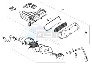 ATLANTIS O2 BULLET - 50 cc drawing AIR CLEANER