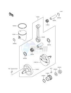 KX 125 K [KX125] (K3) [KX125] drawing CRANKSHAFT_PISTON-- S- -