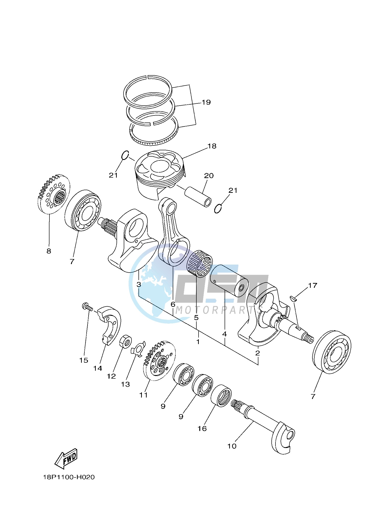 CRANKSHAFT & PISTON