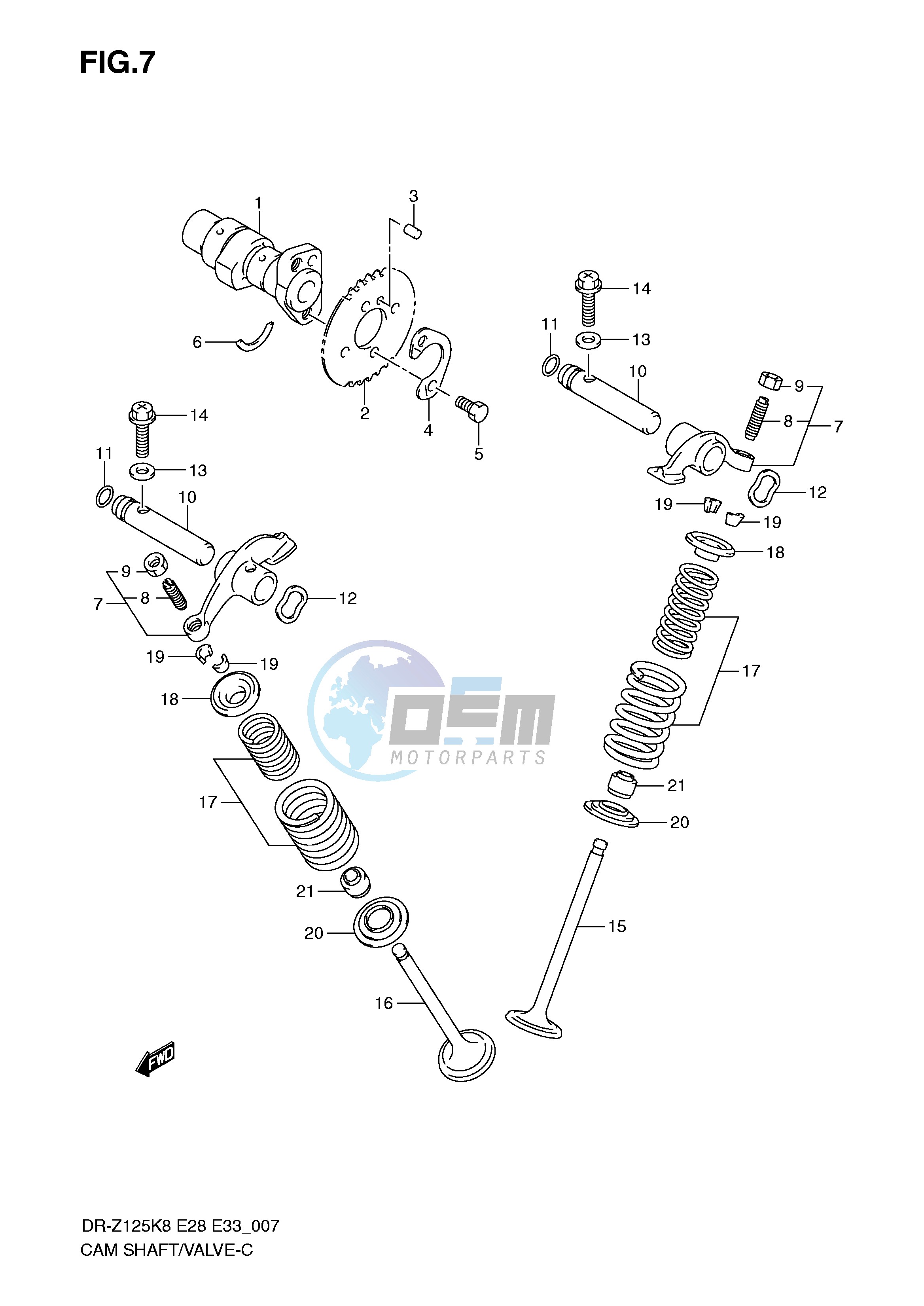 CAM SHAFT - VALVE