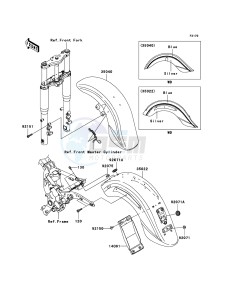 VN1600 CLASSIC VN1600A6F GB XX (EU ME A(FRICA) drawing Fenders