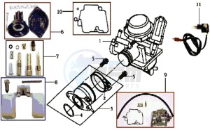 JOYRIDE 125 drawing CARBURATOR