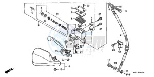 XL1000V9 F / CMF drawing FR. BRAKE MASTER CYLINDER (XL1000V)