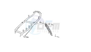 ATLANTIS - 50 CC VTHAL4AE2 2T drawing REAR SHOCK ABSORBER