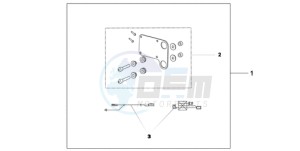 CB600F39 Spain - (SP / ST) drawing HEATED GRIP ATT.