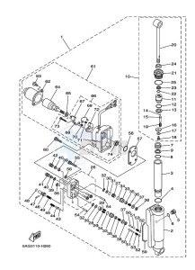 F20BMHL drawing POWER-TILT-ASSEMBLY