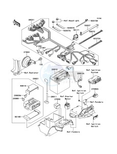 ZRX1200R ZR1200-A5H FR GB XX (EU ME A(FRICA) drawing Chassis Electrical Equipment