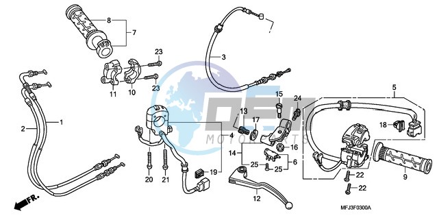 HANDLE LEVER/SWITCH/CABLE