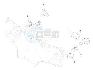 LIBERTY 50 (EMEA) drawing Selectors - Switches - Buttons