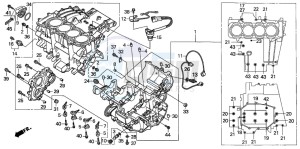 CBR1000RR drawing CRANKCASE