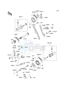 KSV 700 C [KFX700] (C6F) C6F drawing CAMSHAFT-- S- -_TENSIONER