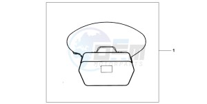 CBF600N drawing INNERBAG TOPBOX