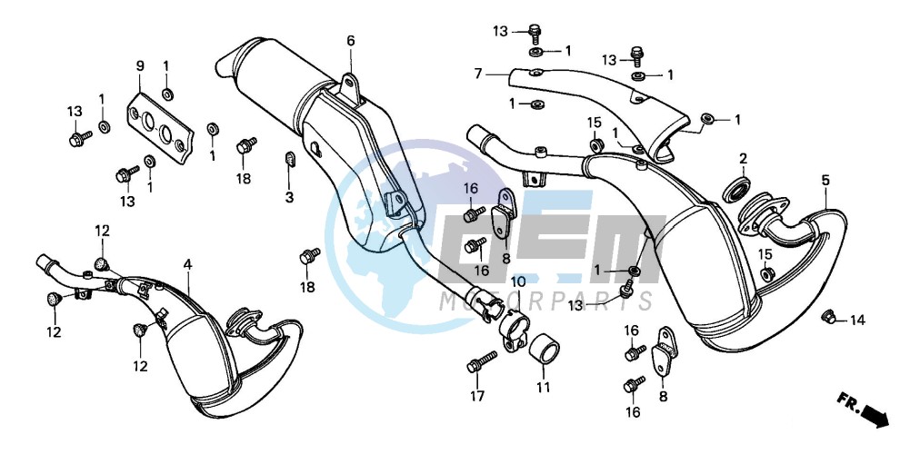 EXHAUST MUFFLER