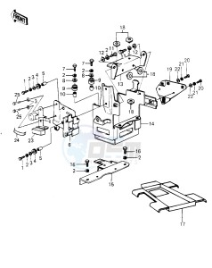 KZ 1000 G [CLASSIC] (G1) [CLASSIC] drawing BATTERY CASE_TOOL CASE